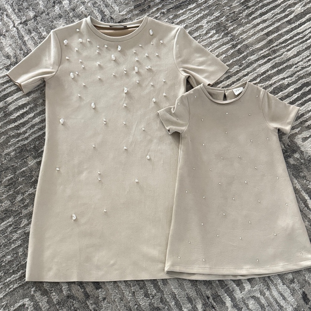 Mommy & Me Cream Dresses